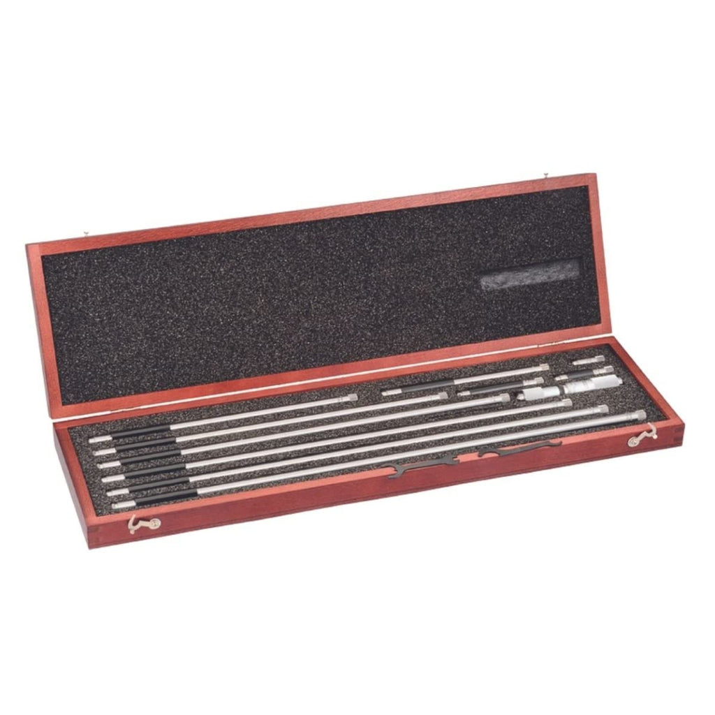 Starrett Tubular Inside Micrometer Set, 1.5-12" Range, .001" Graduation