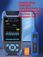 Mini-Pro 1610nm SM OTDR Mulit-Function Tester can On-line Live Test Built in OPM/OLS / RJ45 Test/VFL Test Rang 5m-60Km Dynamic Range 22dB Connector UPC (YD-3000-1610-UPC)