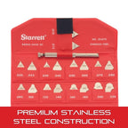 Starrett Radius Gage Set, .030-.100" Range