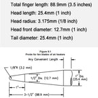 Unjointed Test Probe, Electrical Safety Test Probe, Ul Test Finger