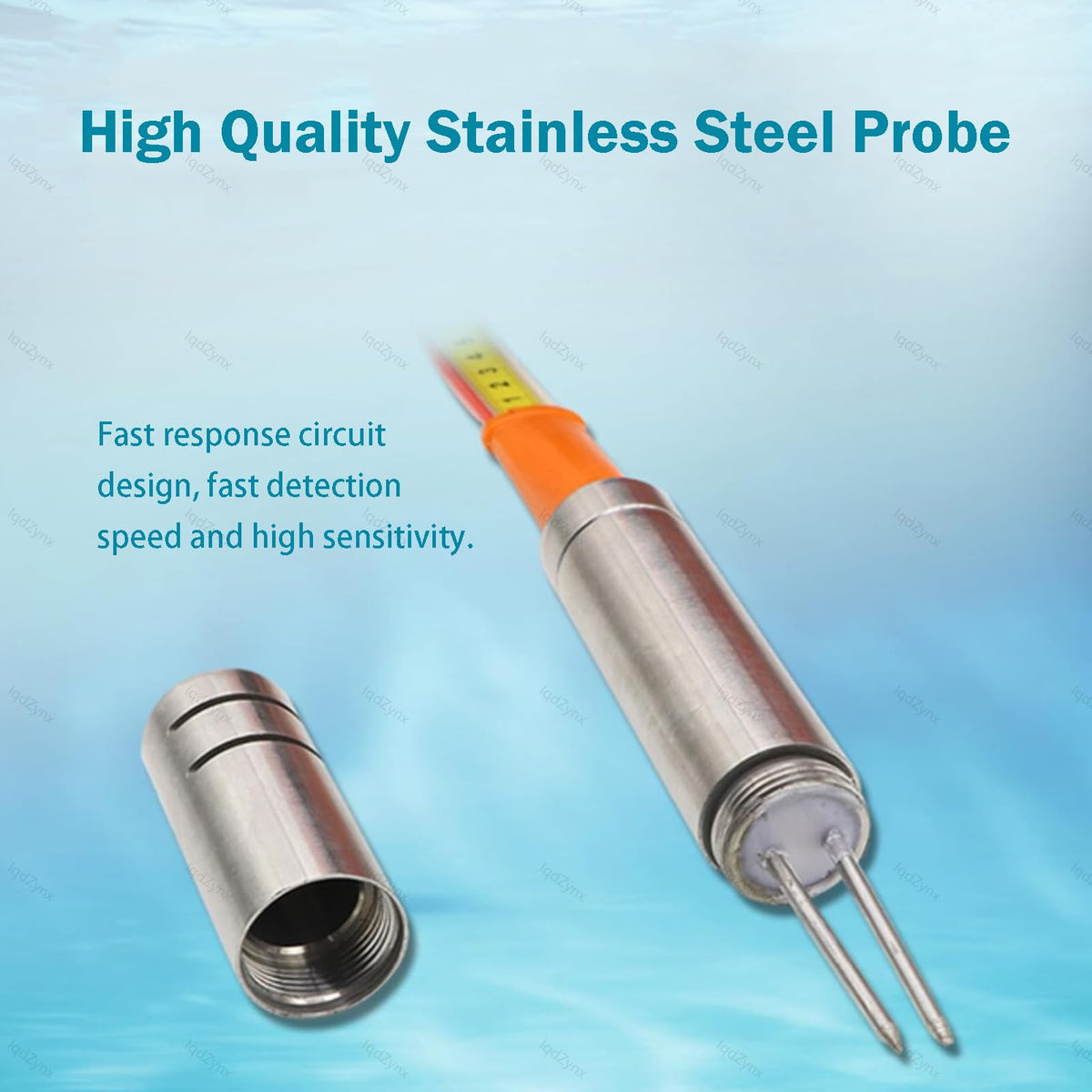 Water Level Meter & Water Depth Gauge for Deep Wells, 15mm Slim Stainless Steel Probe, Accurate Borehole Depth Measurement with Steel Tape Reel, 100M/328FT(150M/492FT)