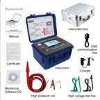 High Voltage Insulation Resistance Tester 5Kv Digital Insulation Resistance Tester Meter with Rated Voltage 100V-5000V Insulation Resistance Range 0.01MΩ-2000GΩ USB Interface