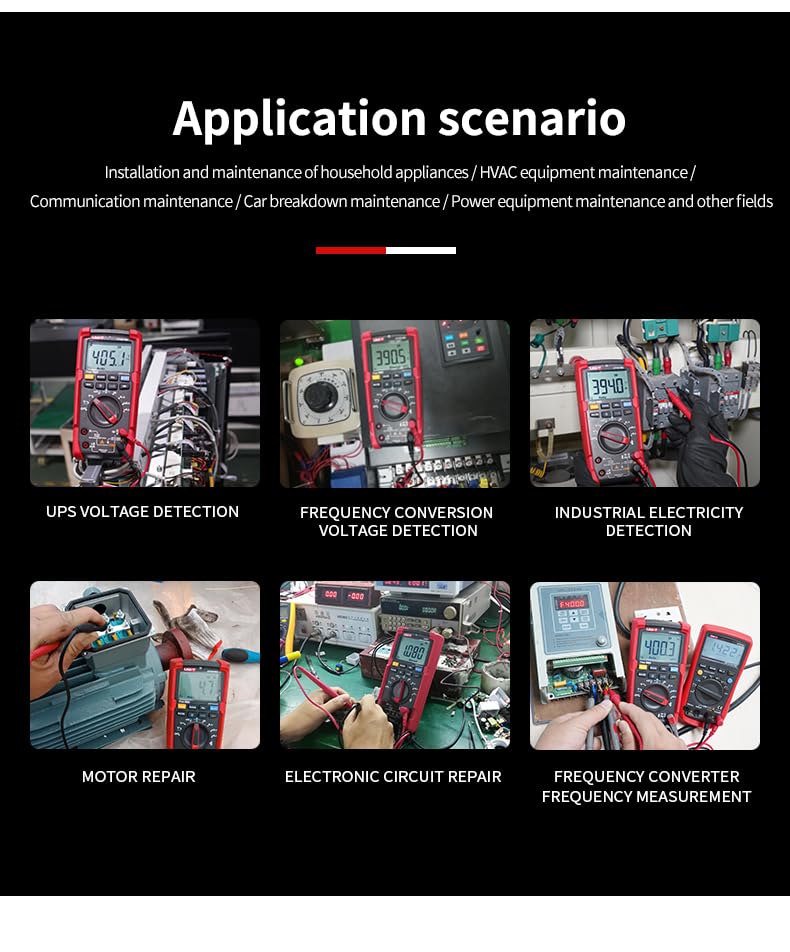 UNI-T UT15B Pro UT17B Pro UT18B PRO True RMS Auto Range Digital Multimeter Anti-Burn VFC Hz Capacitor Resistor Electrician Multi Meter(UT17B Pro)