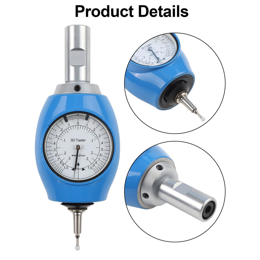 3D Edge Finder for XYZ CNC Milling and EDM with Aluminum Alloy