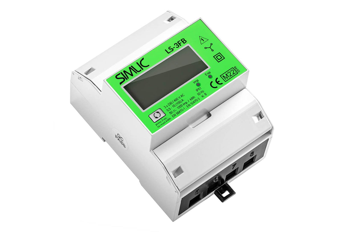 4-Modular, Digital, 3-Phase Bidirectional Electric Energy Meter