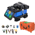 Orientek T45 Core Alignment Optical Fusion Splicer Fusionadora de fibra optica with Fiber Optic Cleaver, Cable Stripping Tools