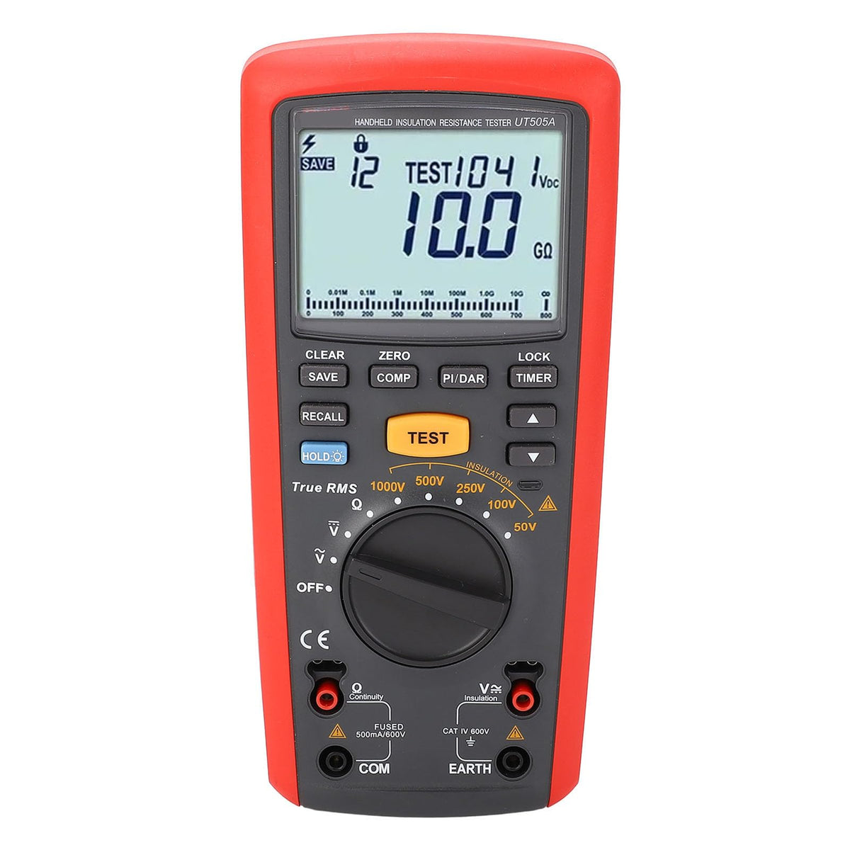 UT505A Handheld Insulation Tester Ground Meter Digital Megohmmeter for Electrical Components Motor