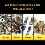 Digital Counting Scale Precision Parts Coins Counting Scale Electronic Gram Scale Lab Industrial Counting Scale Digital Balance (30kg/1g)