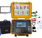 High Voltage Insulation Resistance Tester Insulation Resistance Tester Kit 10 Teraohms Resistance with 10kV Voltage for Cable Motor Generator Insulation Resistance Testing