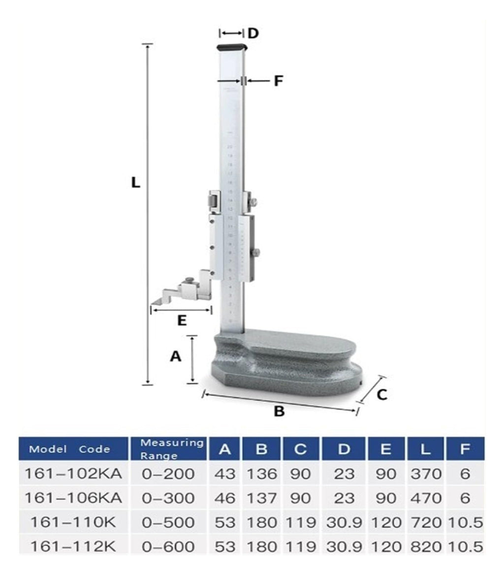 Vernier Height Gauge 161-106KA