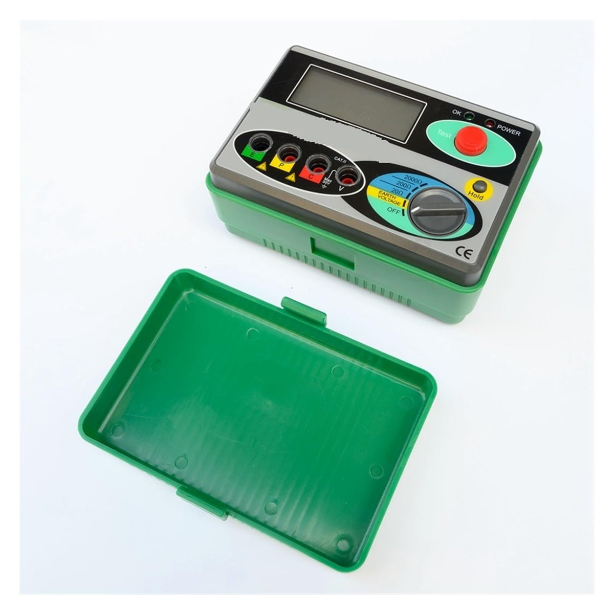 Resistance Tester Digital Insulation Resistance Tester Earth Ground Resistance 0-2000 Ohm Meter Megohmmeter Voltage