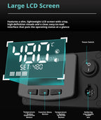 WEMON T470 400W High Power Soldering Station high Frequency Industrial Intelligent Soldering Iron Support T210 T245 Handle(T470-245+3Tips)