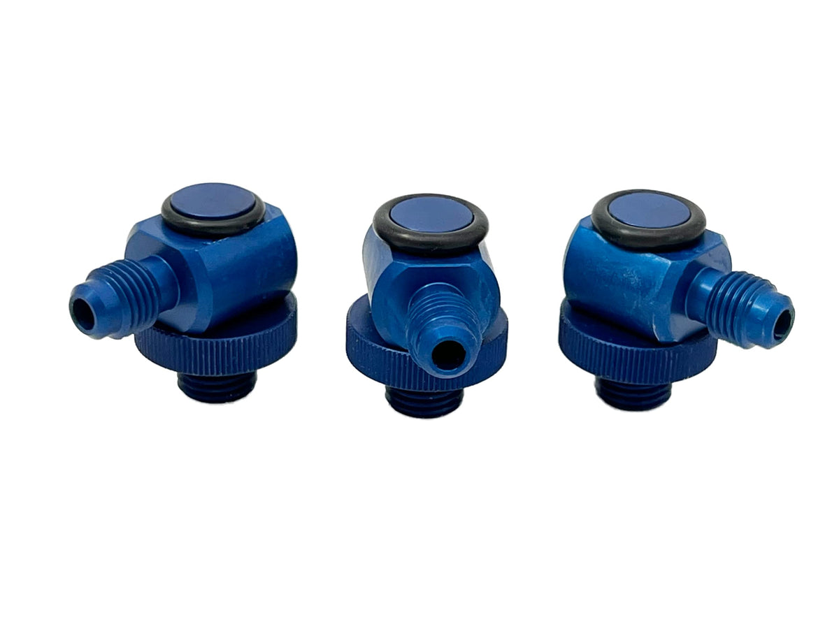 Arbiter Backflow Quick Connect Test Fittings (Brass, Complete Set of 9 Fittings in a Holder)