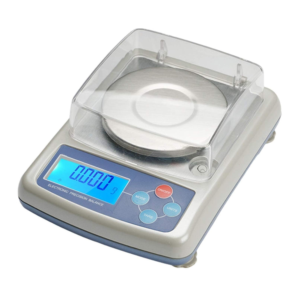 Counting Scale Electronic Analytical Balance Digital Laboratory Precision for Lab with Windshield Two Power Supplies 13 Unit Conversion (50G/0.001G)