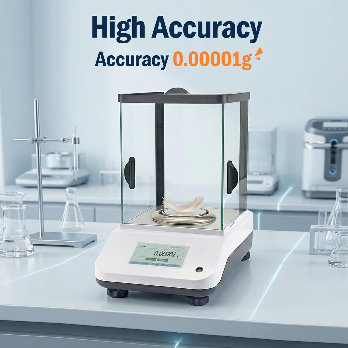 AX20/100DU Analytical Balance, 20g × 0.00001g / 100g × 0.0001g Dual Range