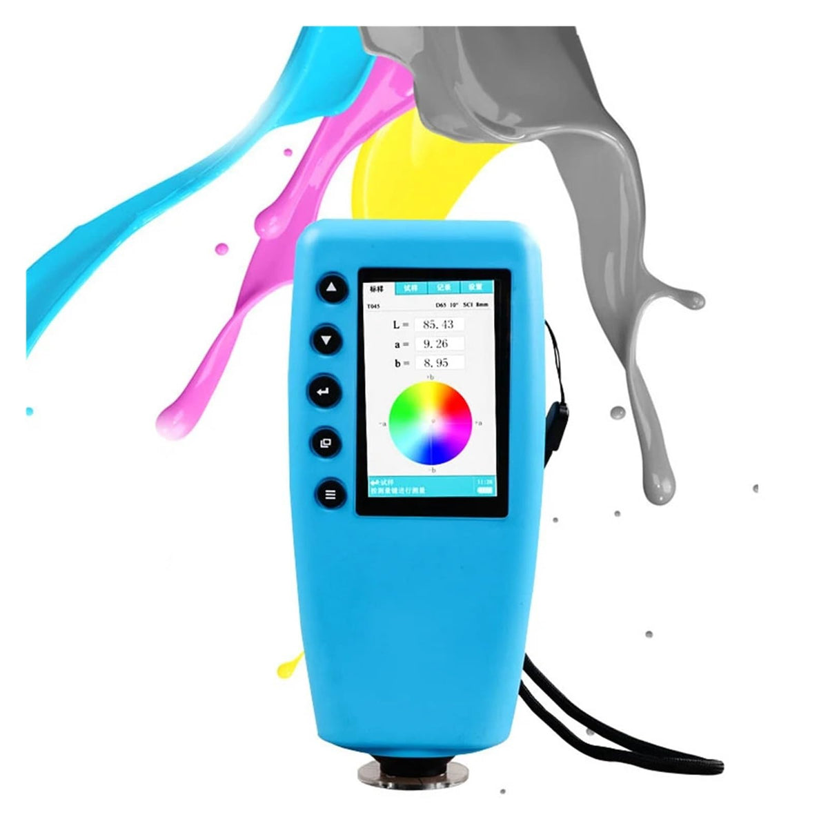 Colorimeter Digital Color Analyzer Meter WR-10QC Measuring Precise LAB E*a*b Tester