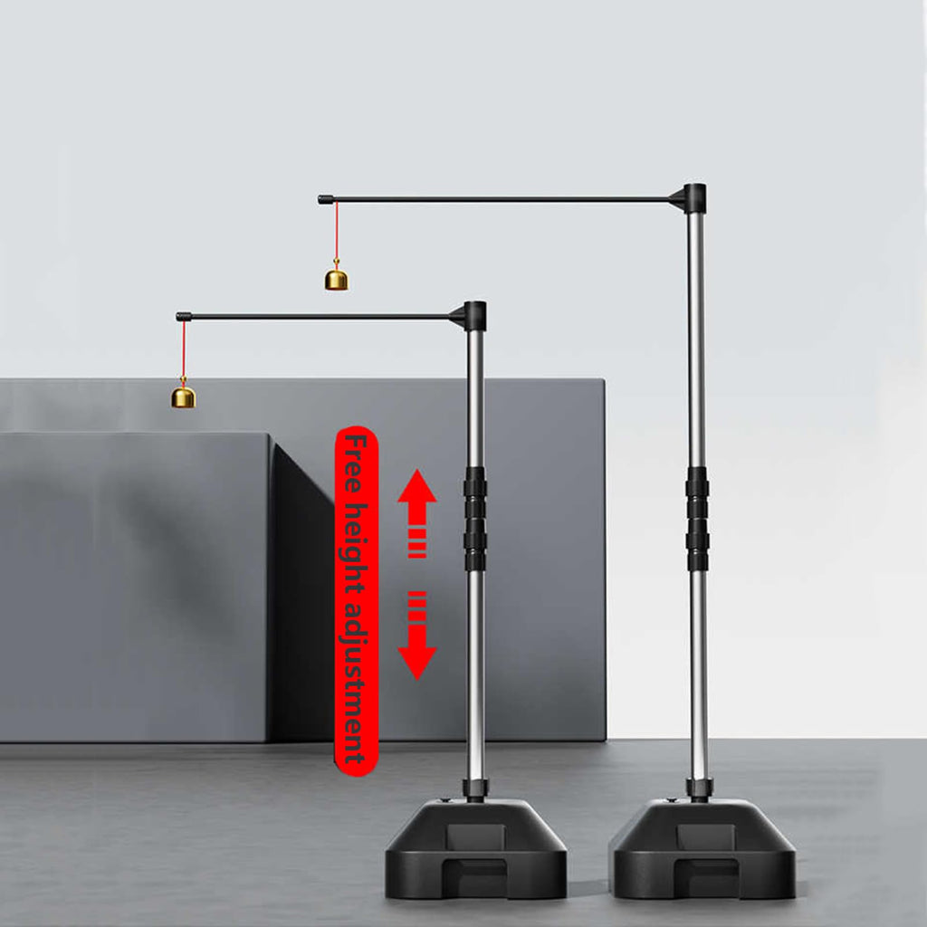 Vertical Jump Tester with Adjustable Height and Bell Alert for Accurate Fitness Measurement