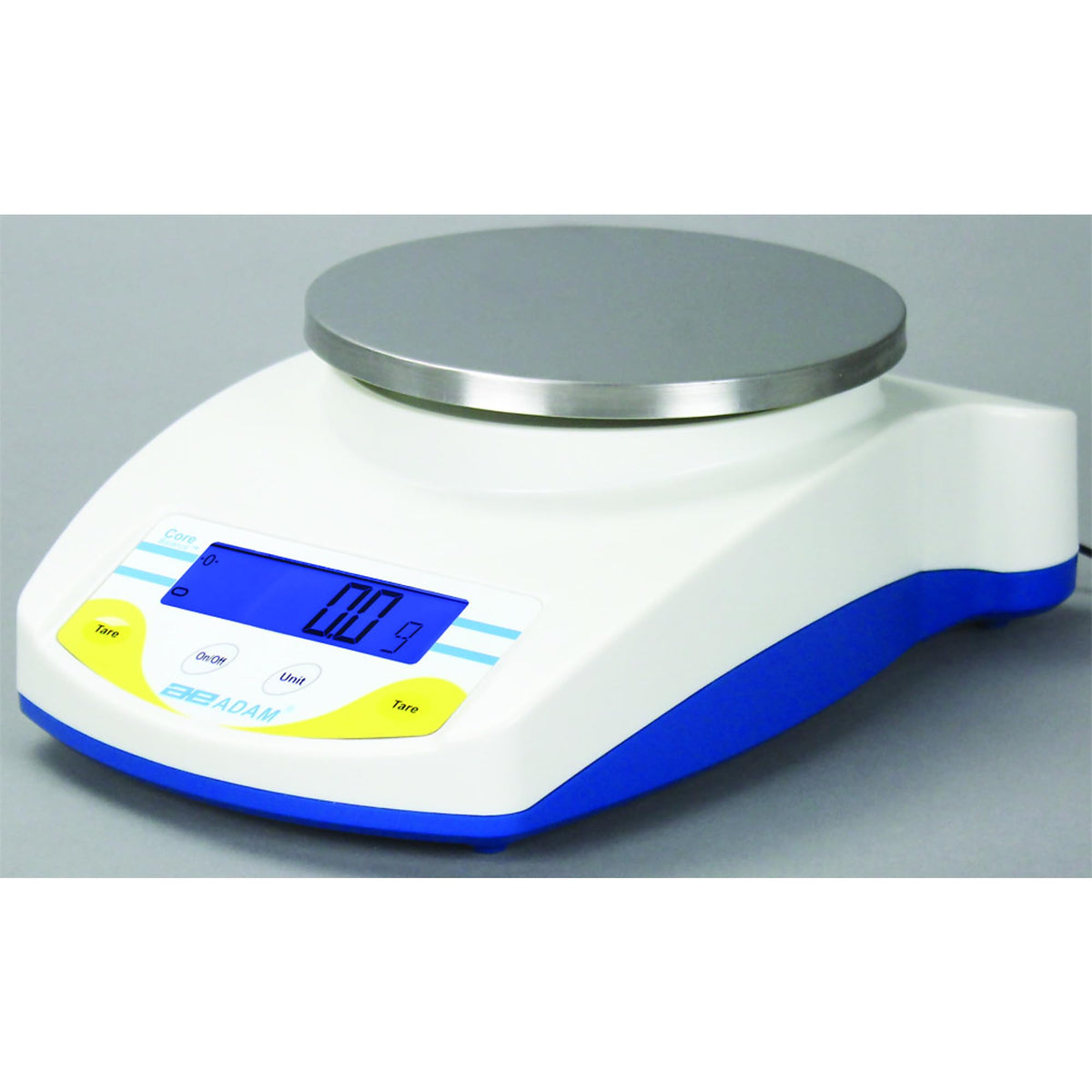 Adam Equipment, Core Portable Compact Balance 2600g x 0.1g, Platform Width 5.7 in, Model# CQT 2601