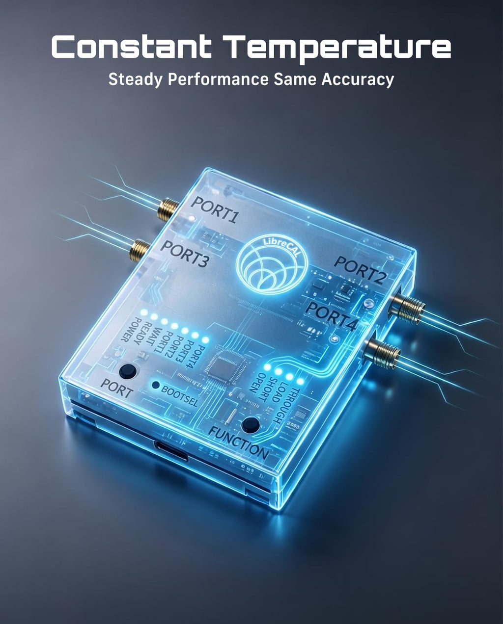 SEESII LibreCAL Electronic Calibration Kit 4-Port for LibreVNA