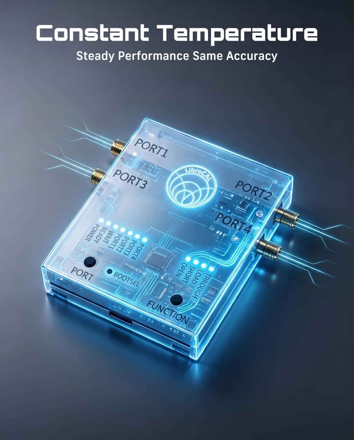 SEESII LibreCAL Electronic Calibration Kit 4-Port for LibreVNA