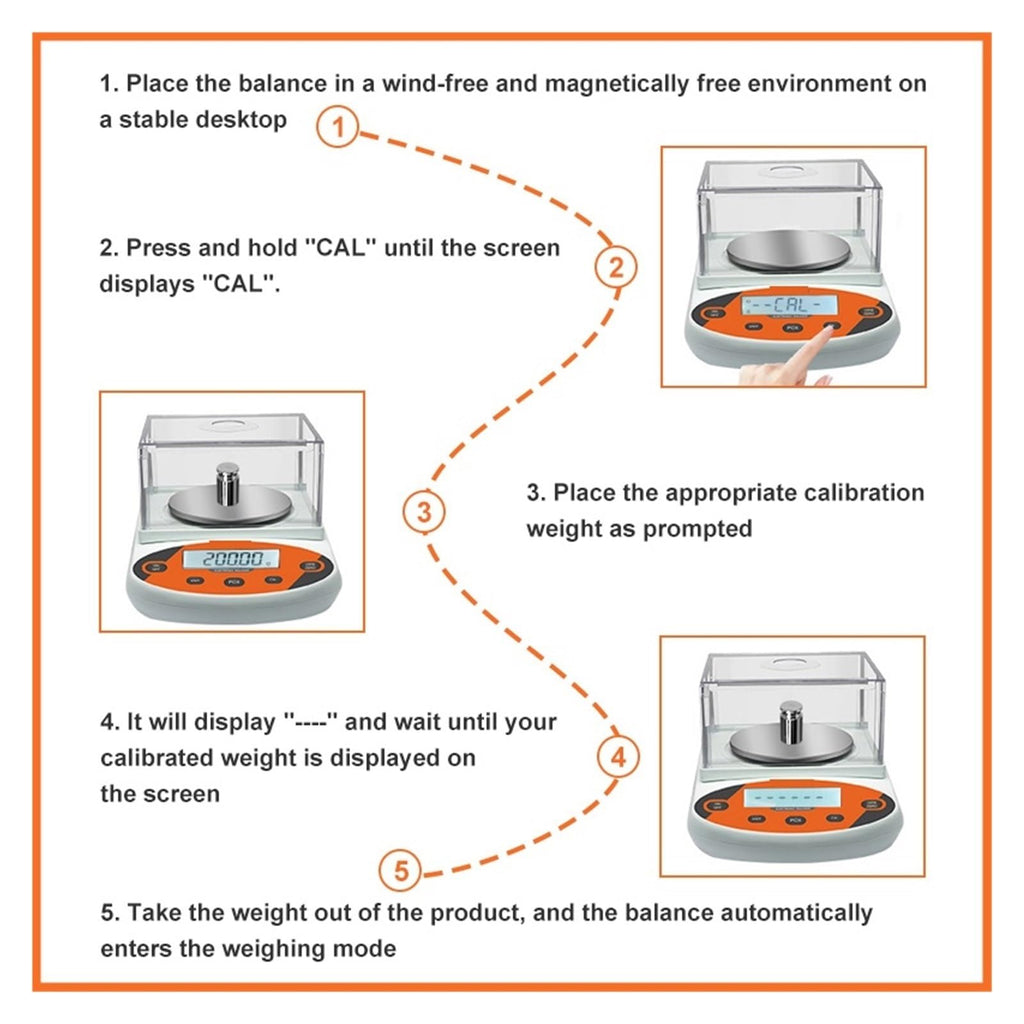0.01G Precision Digital Electronic Balance Portable Mini Lab Jewelry Gold Weighing Scale Analytical Wide Applications,One Color-600g 0.01g