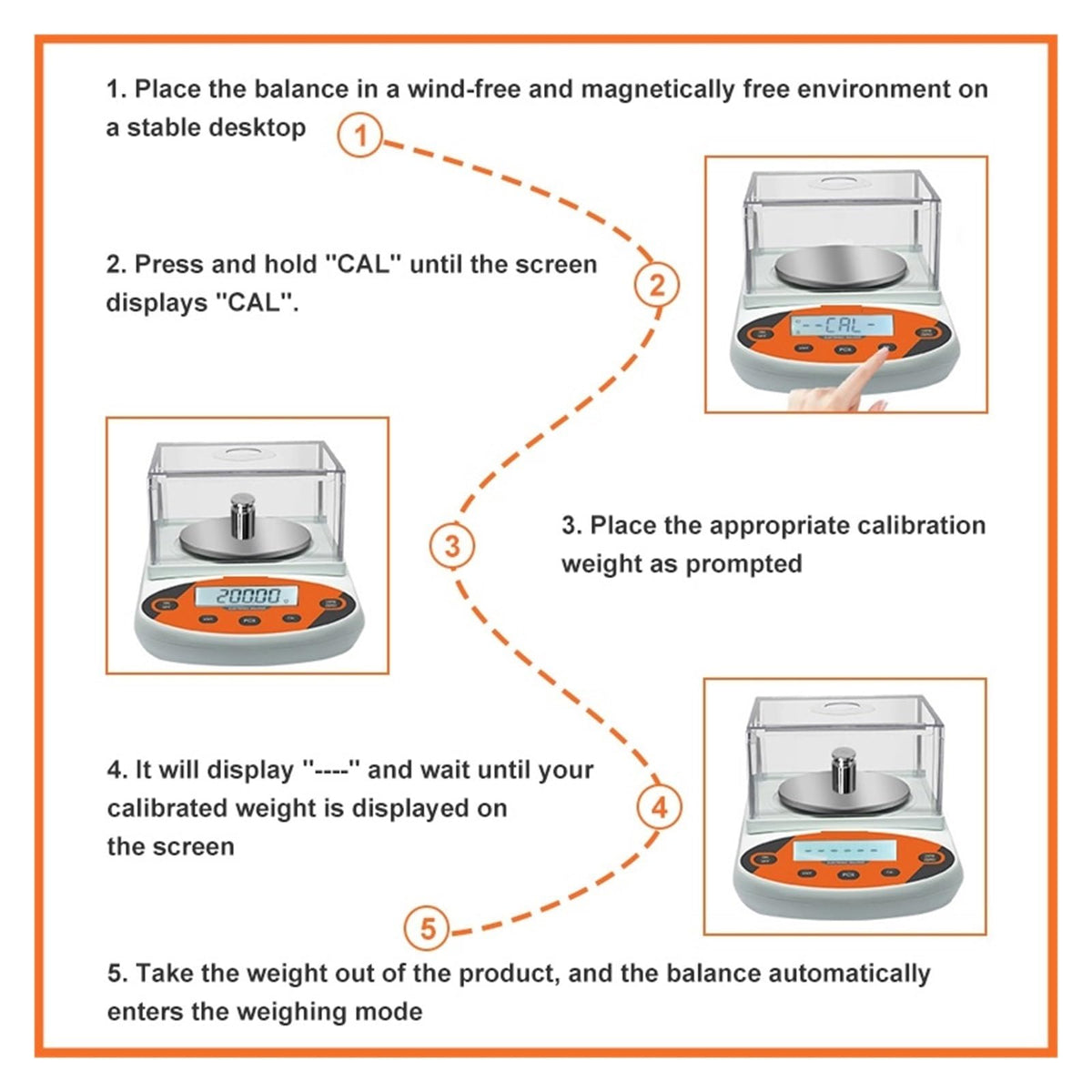 0.01G Precision Digital Electronic Balance Portable Mini Lab Jewelry Gold Weighing Scale Analytical Wide Applications,One Color-600g 0.01g
