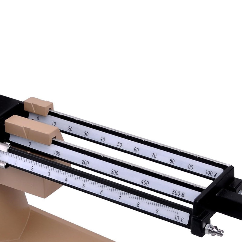 2610g/0.1g Lab Analytical Weight Set, Triple Beam Mechanical Balance Scale, with Zero Adjustment Tare and Magnetic Dampening, No Need Battery, for Electronics, Scientific Research, Food