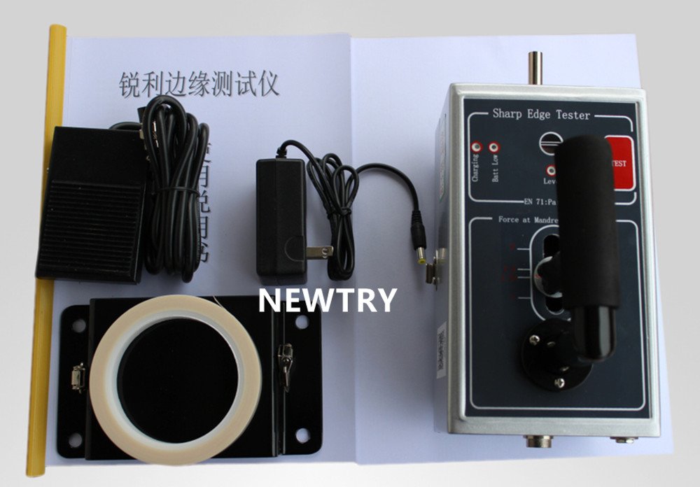 NEWTRY Electric Sharp Edge TesterBurr Angle Edge Detector Sharp Edge Detection Equipment Testing Instrument with Testing Tape