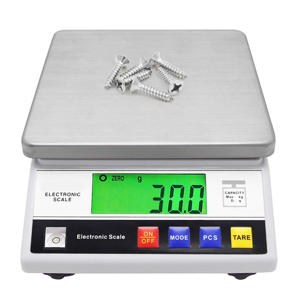 Scientific Scale High Precision Scale 10kg 0.1g Digital Accurate Electronic Balance Lab Scale Laboratory Industrial Scale Weighing and Counting Scale(Size:5kg)