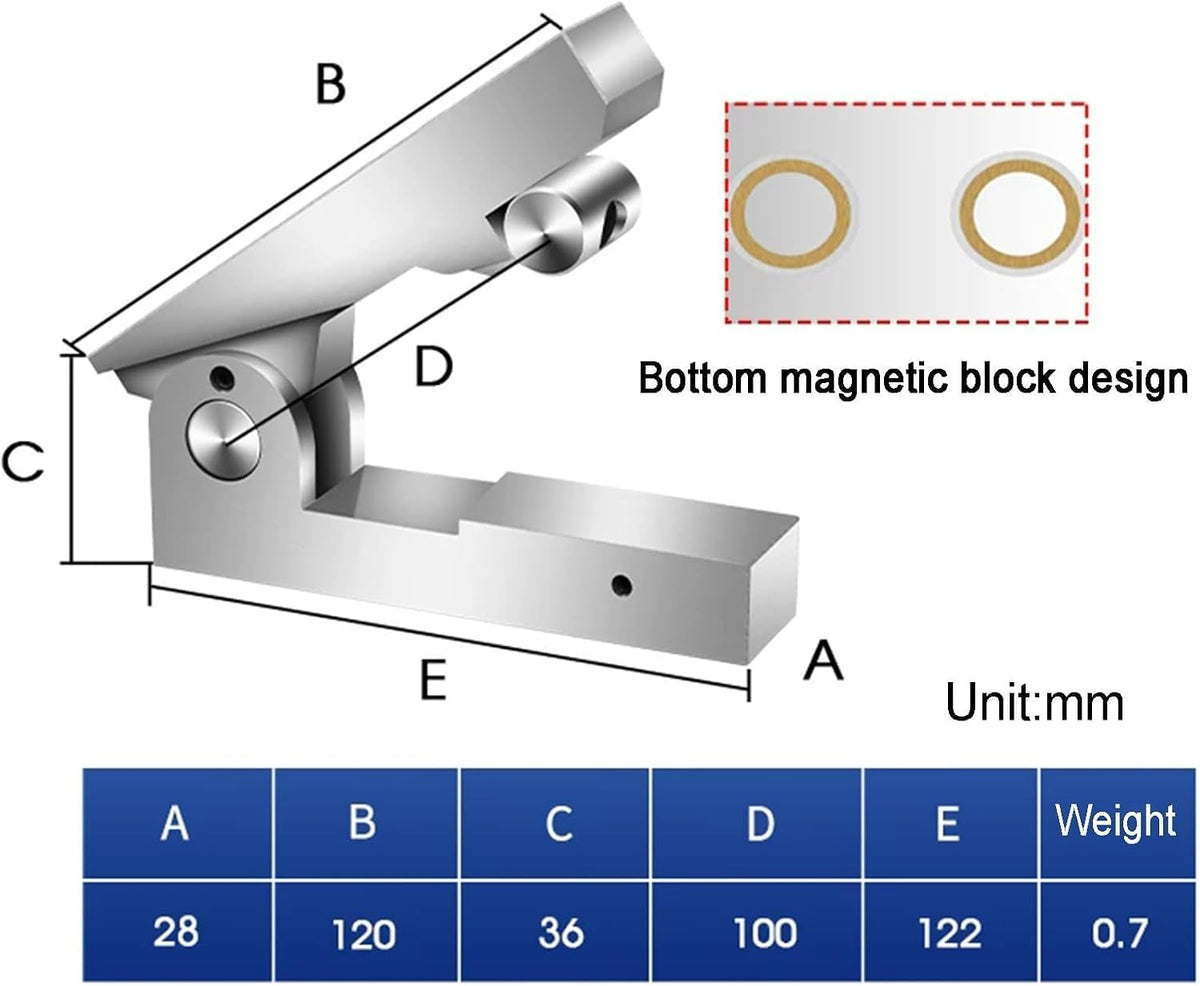 Precision Magnetic Sine Bar for Angle Measurement.Magnetic Sine Bar, Precision Angle Measuring Tool.Versatile Use