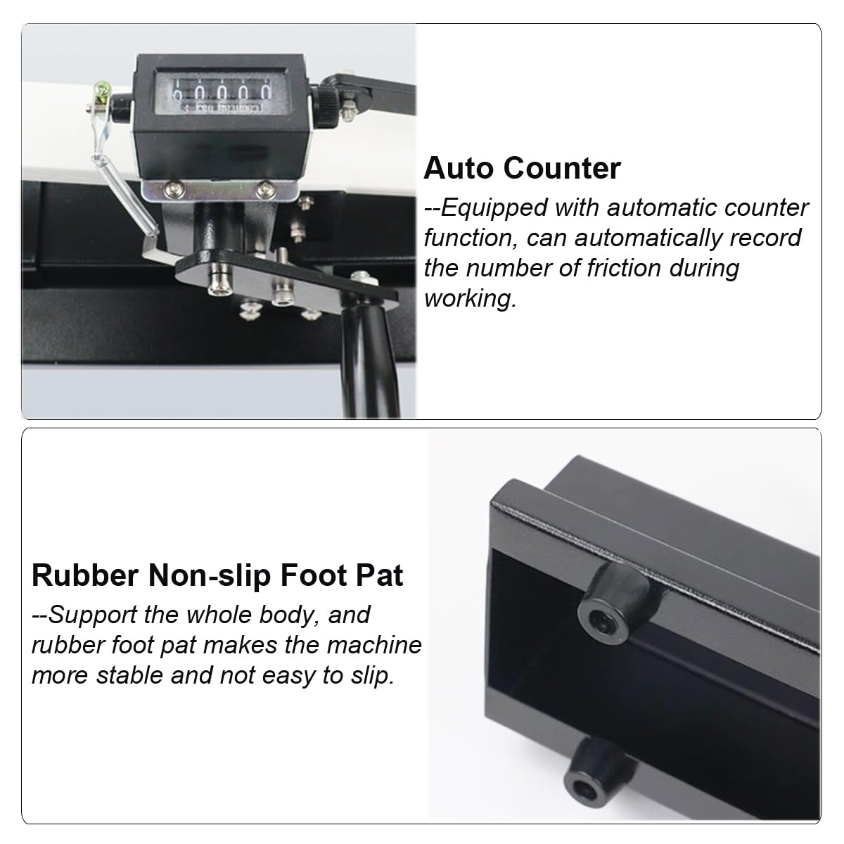 INTBUYING Dry Wet Rubbing Fastness Tester AATCC Manual Crockmeter