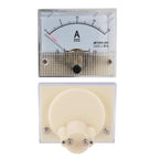 Ammeter DC-Analog Current Meter Panel Mechanical Type Microampere Meter Measuring Instrument Tool Accuracy Analog Panel Ammeter Current Meter Panel Mechanical Type Meter