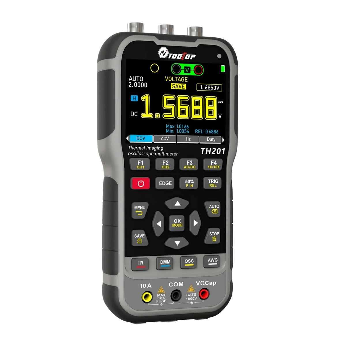 TH201 3.2inch Thermal Imaging Camera with Macro Lens 2CH Oscilloscope 20000 Counts Digital Multimeter Signal Source 4in1(TH201)