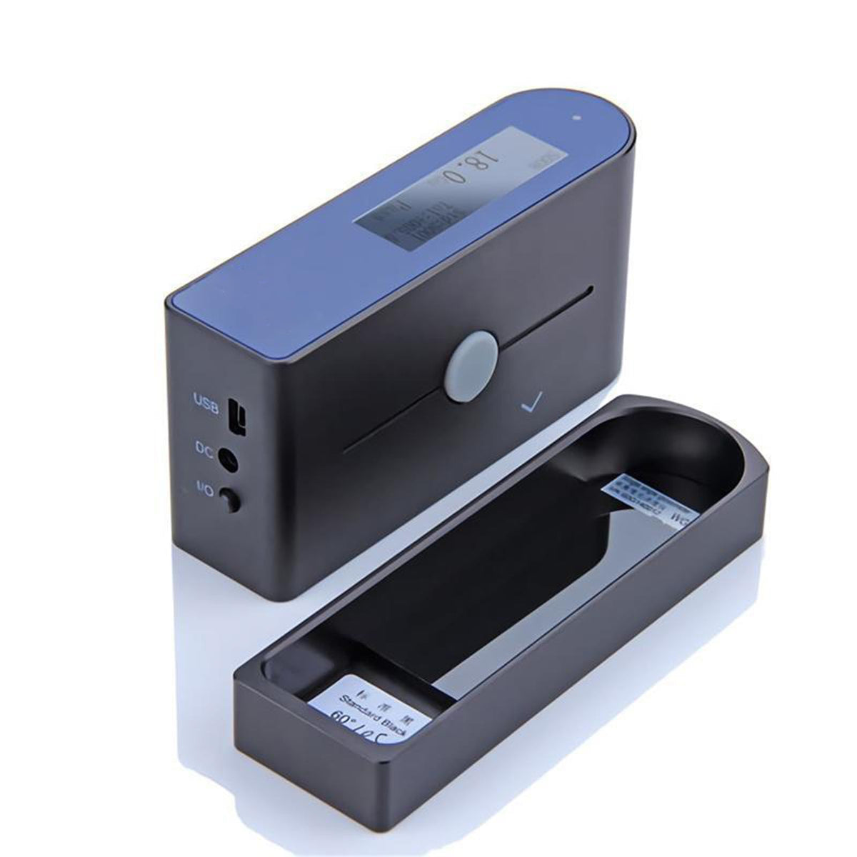 Precision Gloss Meter, 60° Digital Angle, 0-200gu Range, Measurement Spot 8x4mm, 100-group Data Storage, Auto Calibration, for Paint, Coating, Wood, Marble, Plastic