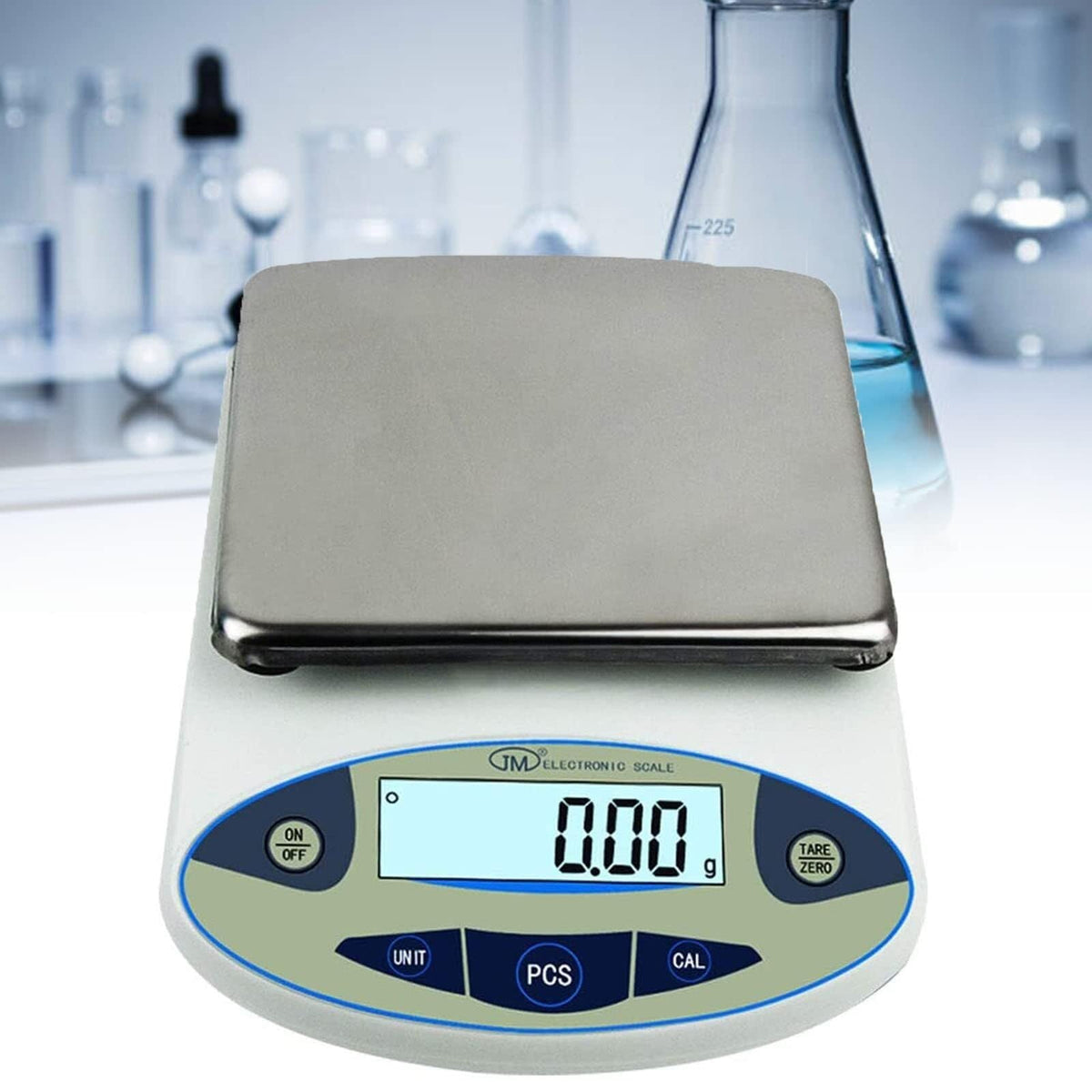 Digital Precision Analytical Electronic Balance, 30kg Analytical Laboratory Balance Scale with LCD Backlight Display and Counting Self-Correction Memory Function