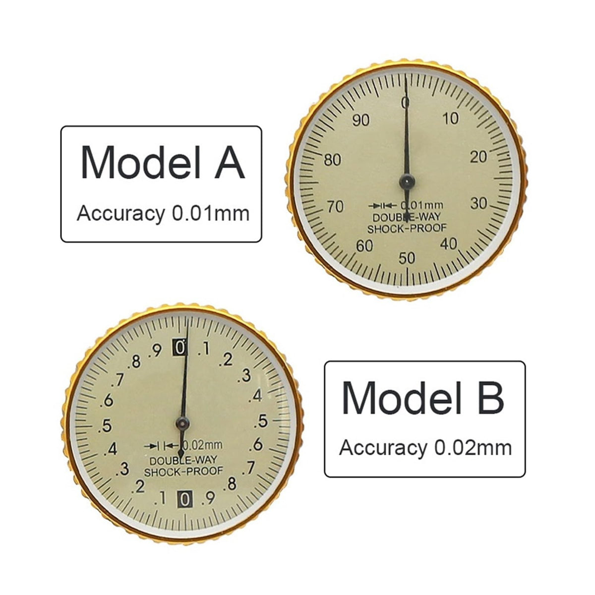 Vernier Calipers 0.01mm High Precision Double Way Shock Proof Dial Calipers 300mm Height Diameter Measurement Vernier Measuring Tool