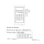 Digital Gauss Meter Tesla Meter Fluxmeter Surface Magnetic Field Tester BST-801 0.01Gs-30000Gs