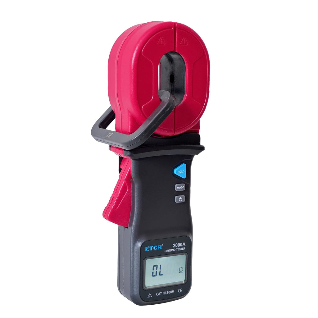 Gen2 ETCR2000A Digital Clamp Ground Earth Resistance Meter Tester 500Ω
