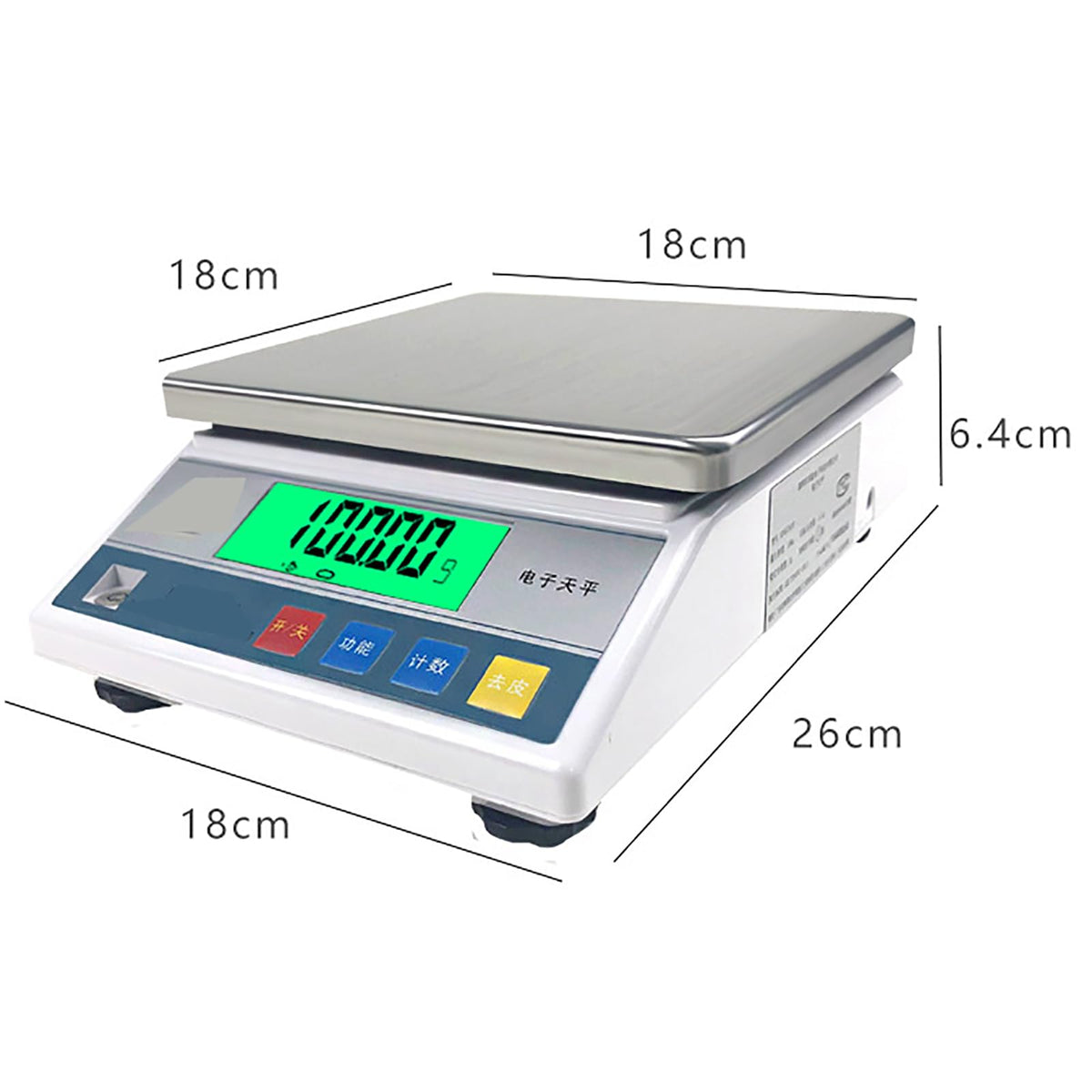 Balance Counting Scale, High-Precision Electronic Scale,Scale Pan Can Be Used Reversibly, for Laboratory