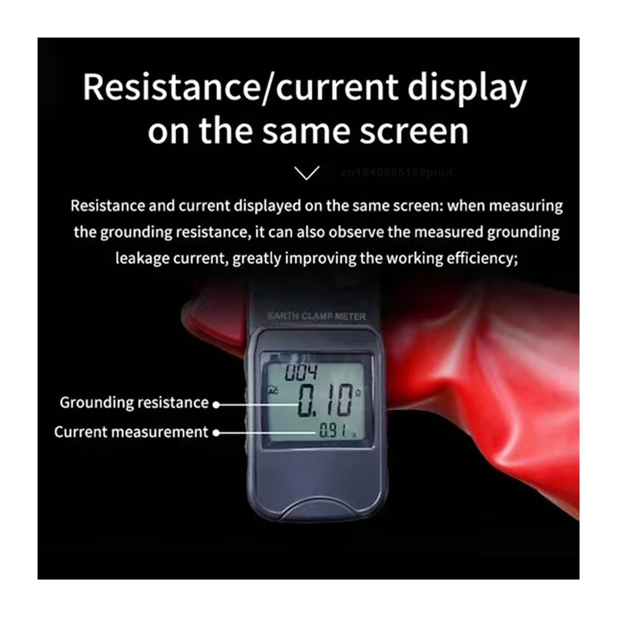 Resistance Meters, UT271A UT271B UT271C Clamp Earth Resistance Tester Grounding Ohm Electric Resistor Meter