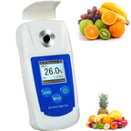 Digital Brix Refractometer,Sugar Content Meter Detector, 0~55% Digital Refractometer, Automatic Calibration, for Fruit Juice Syrup
