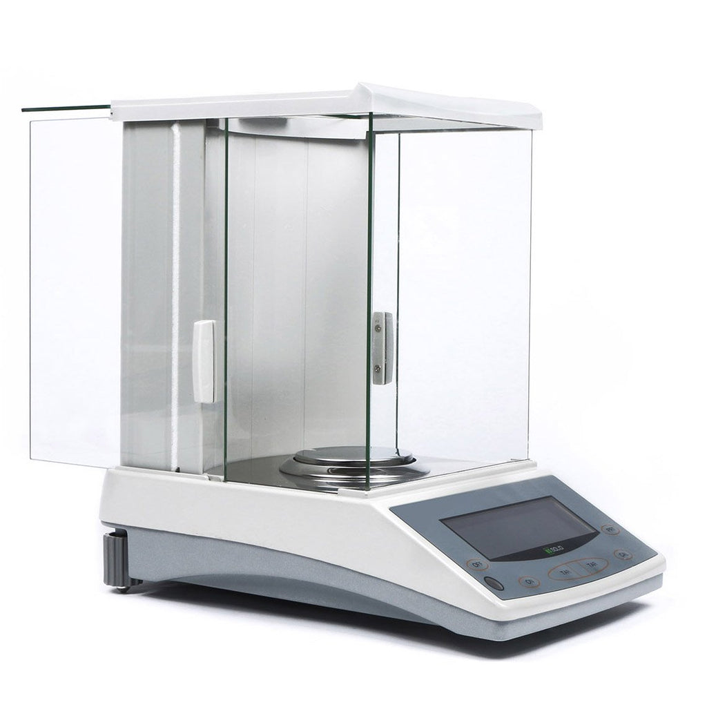 U.S. Solid 200g x 0.0001g Analytical Balance, High Precision Digital Lab Scale for Density & Dynamic Weighing, 0.1mg Accuracy
