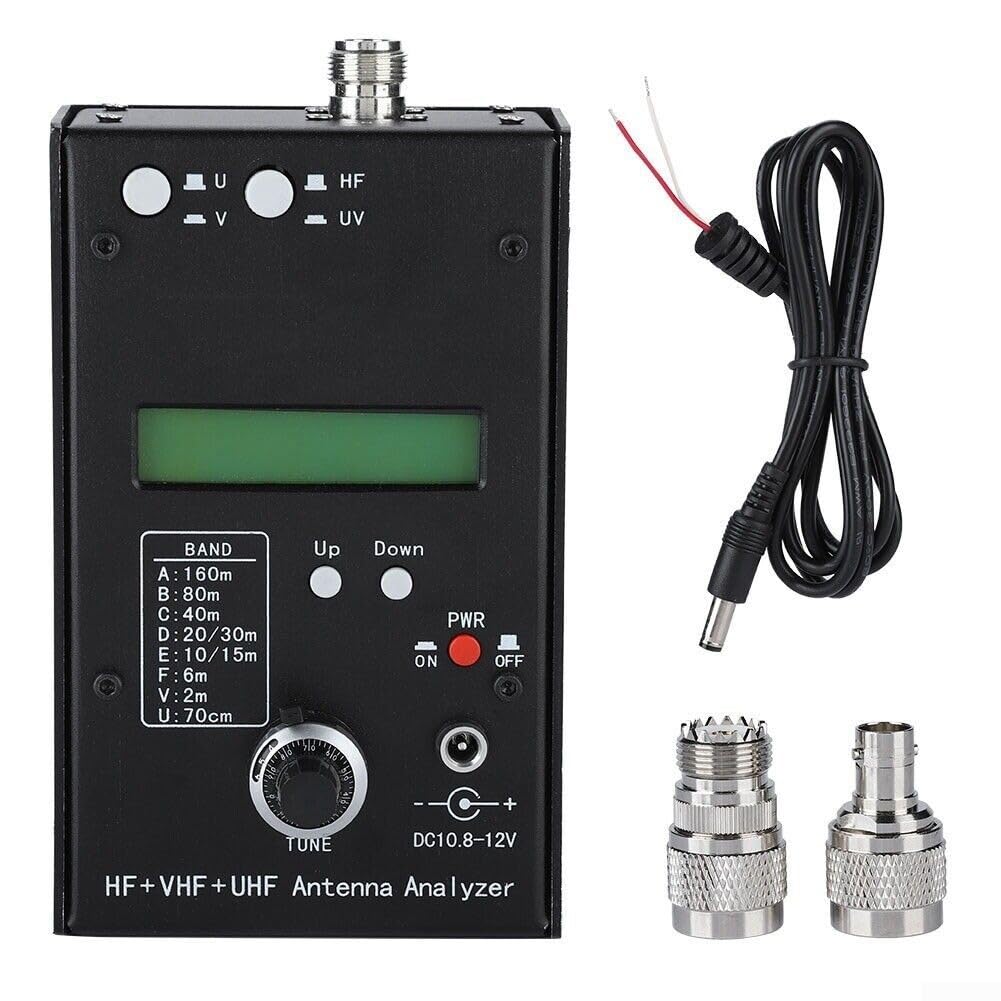Advanced AW07A Antenna Analyzer RF Impedance Analyzer VSWR Meter LC Meter for Frequency Counter Compact Handheld Device for Ham Radio Testing and Field Setup