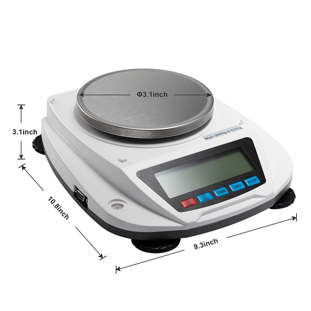 Analytical Balance, 0.01g Accuracy Precision Lab Scale Electronic Analytical Top Loading Balance Kitchen Weighing Scientific Counting Jewelry for Lab, Jewelry Store(GM1002)