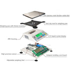 3kg/5kg/6kg/7.5kg/10kg x 0.1g Digital Precision Scale - Industrial Laboratory Counting Table Top Weighing Balance(7.5kg x 0.1g)
