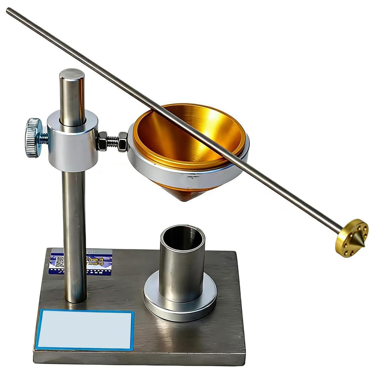 Soil Free Swelling Rate Tester, Soil Swelling RateMeasurement Kit with 10ml Soil Measuring Cup and Stirrer,Detachable Design,for Determining Cohesive Soil Moisture Content