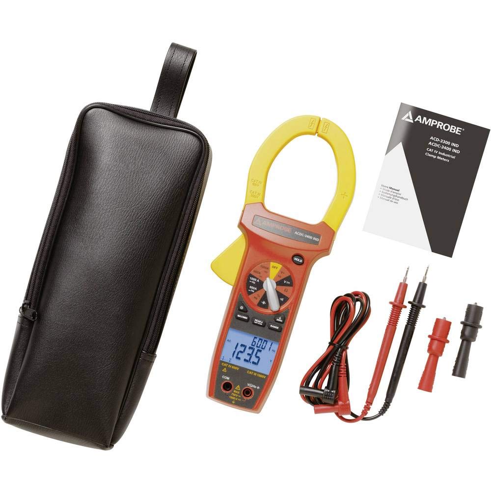 Amprobe - 3434889 ACDC-3400 IND AC/DC CAT IV True-RMS Clamp Meter