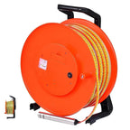 10m Water Level Meter, No Display Device Well Water Level Indicator WaterLevel Measurement with Fixed Probe and Steel Tapefor Wells, Boreholes