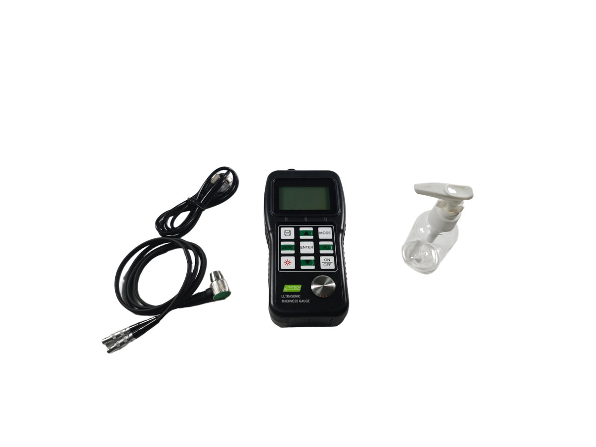 Ultrasonic Thickness Gauge/Thickness Tester Digital Width Measuing Instruments TM210Plus/ Measuring Range 0.75mm to 300.0mm/0.03inch 11.8inch/Metals, Plastic, Ceramics, Composites, epoxies, Glass...