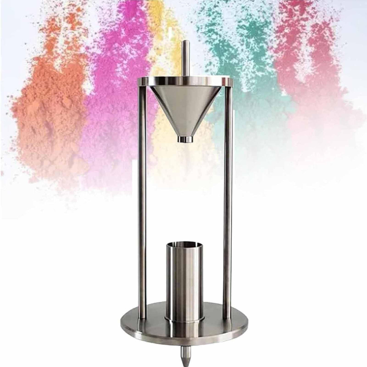 Stainless Steel Natural Accumulation Bulk Densimeter,Natural Stacking Density Meter,Powder Bulk Density Gauge with 100ml Measuring Cup,for Metal/Non-Metal Powder Density Measurement